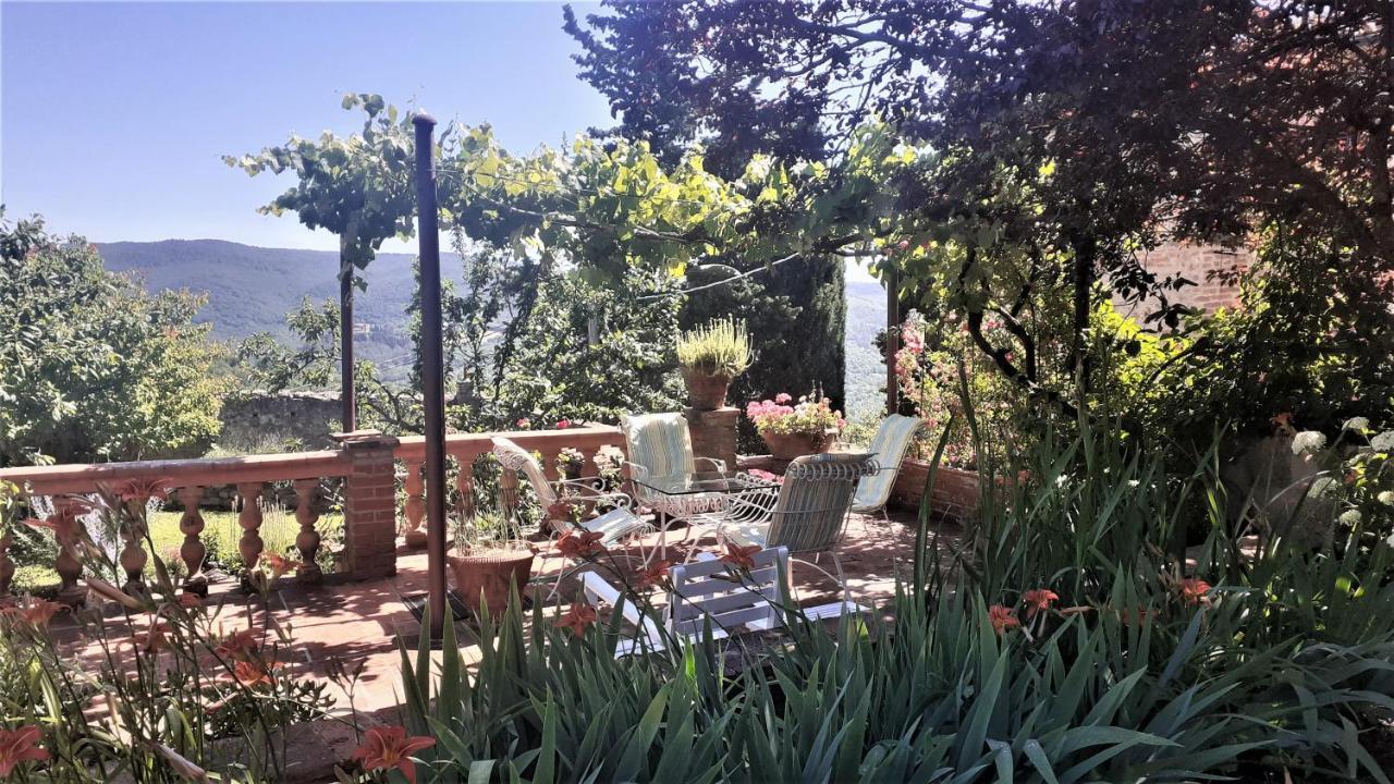 Villa Casa Di Leo With Pool Radicondoli Exterior foto